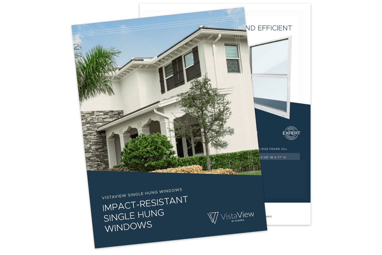 VistaView Single Hung Windows - Sell Sheet Preview