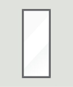 mockup of frontset window