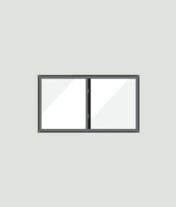 mockup of roller window