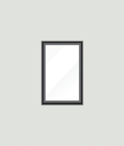 mockup of pivot door