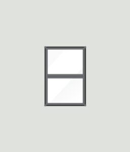 mockup of single hung window